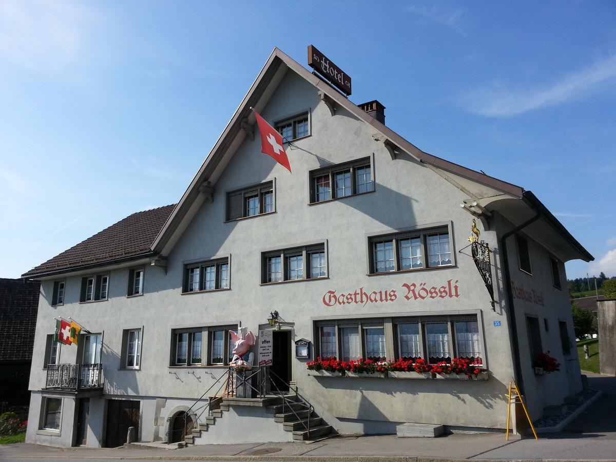 Gasthaus Rossli Hotel Sankt Gallenkappel Bagian luar foto